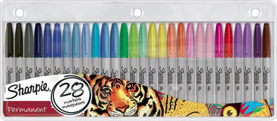 Sharpie Permanentmarkers | Fijne punt | Diverse kleuren | 28 stuks