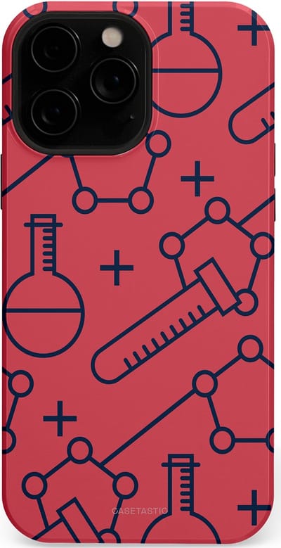 Casetastic hoesje geschikt voor Apple iPhone 13 Pro - MagSafe - Dubbellaagse bescherming - Rode Laboratorium - Fashion Case - Koraal