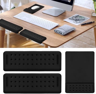 Ergonomische Polssteun voor Toetsenbord en Muis, Desk Elbow Support Pad voor Pijnverlichting en Comfort tijdens het Werken