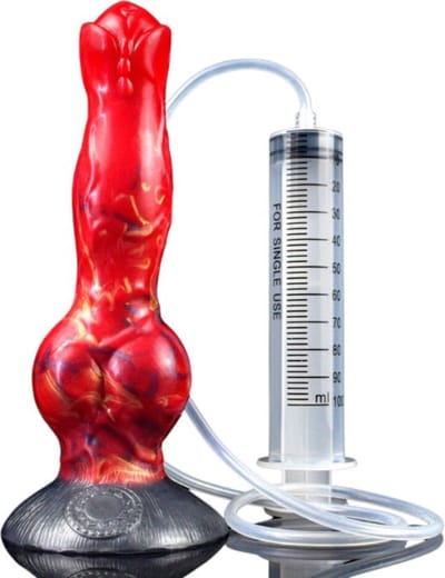 Bovista Realistische Squirting Dildo - Levensechte Spuitende Dildo - Cum Load - Voor Mannen & Vrouwen - Bewegende Dildo - Ejaculerende - Anaal