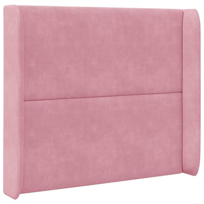 vidaXL - Hoofdbord - oor - Roze - Fluweel