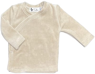 Overslagshirtje - Nicky - Light beige - maat 44