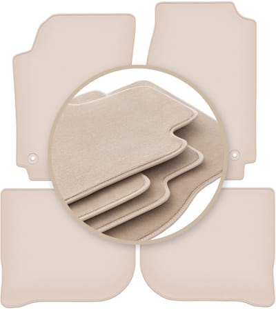 PREMIUM beige matten voor: Audi 100 C4 avant, stationwagen, sedan 1991-1994