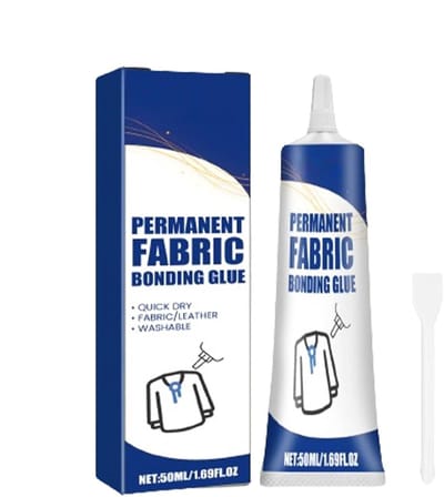 Textiel Lijm - Stof Lijm - Kleding Reparatie - Onbreekbare Band - 50ml - Transparant