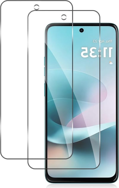Tempered Glass Screen Protector 2-Pack voor Motorola Moto G67 Power 5G - Krasbestendig, Vingerafdrukbestendig, 9H Hardheid, Ultra HD Bescherming
