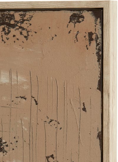 Light - Living Wanddeco Zirelle - Hout - Terra/Beige/Bruin - 90 x 120 x 3 cm (BxHxD)