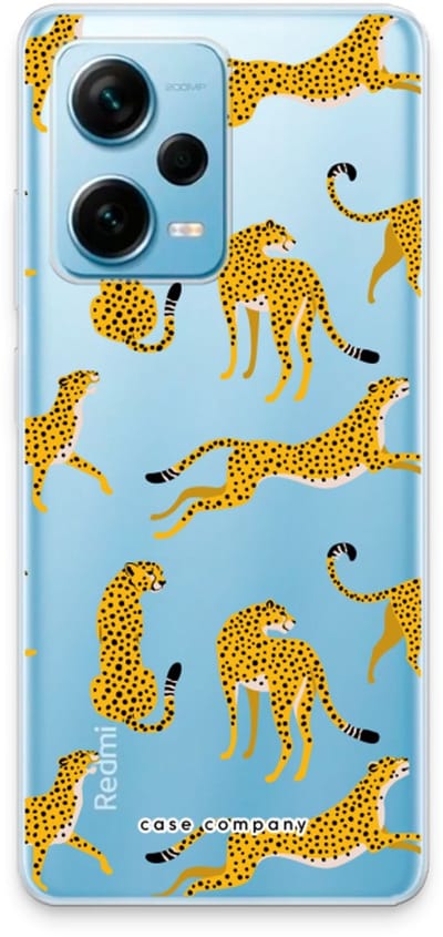 Case Company® - Hoesje geschikt voor Xiaomi Redmi Note 12 Pro Plus hoesje - Luipaard - Soft Cover Telefoonhoesje - Bescherming aan alle Kanten en Schermrand