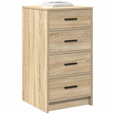 vidaXL - Dressoir - Sonoma - eiken - 40 - x - 41 - x - 75 - cm - Bewerkt - hout