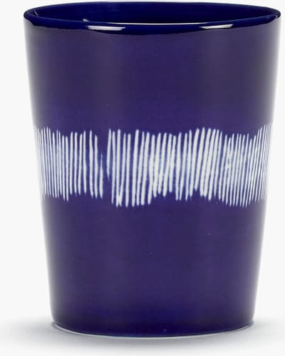 Serax - Ottolenghi Feast - Theekop - Donkerblauw/Wit - 8 Ø - 4 stuks