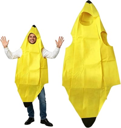 Grappig kostuum voor volwassenen met hoofdtooi voor vrijgezellenfeesten, carnaval en themafeesten, eenheidsmaat, creatieve accessoires en rollenspel.