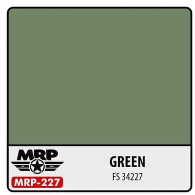 Mr. Paint MRP-227 - Green (FS 34227) – Israeli AF – 30 ml verf voor Airbrush & Detailwerk