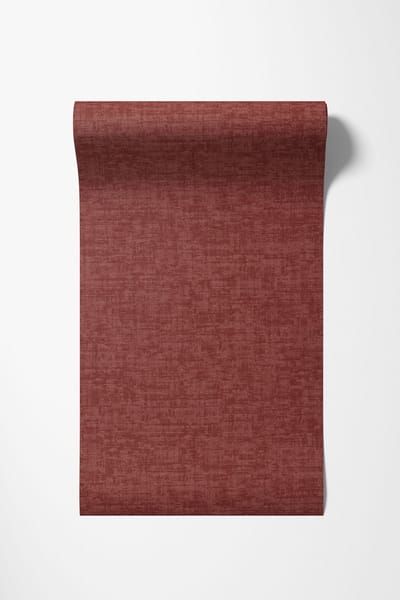 Dutch Wallcoverings - Vliesbehang - Linen & Textures - uni rood - VT10023