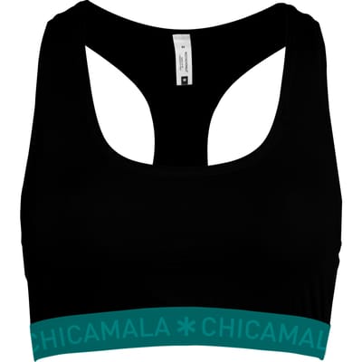 Chicamala – Dames Racerback - BH zonder beugel – Dames Ondergoed – Lingerie - Sport BH – Kleding - 95% Katoen – Dames kleding