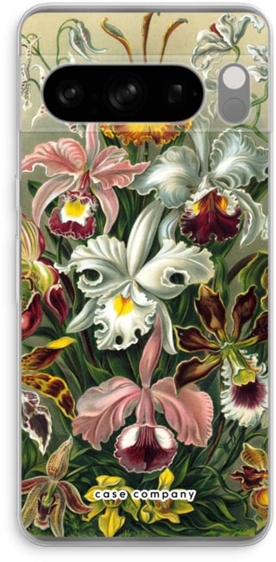 Case Company® - Hoesje geschikt voor Google Pixel 8 Pro hoesje - Haeckel Orchidae - Soft Cover Telefoonhoesje - Bescherming aan alle Kanten en Schermrand