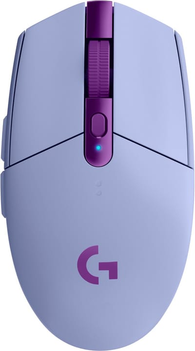 Logitech G305 LIGHTSPEED - Lila - Gaming muis - Optisch - 6 knoppen - Paars met RGB