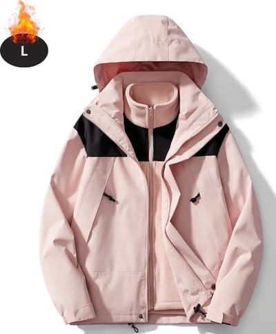 Bovista Skipak - SkiBroek - Skijas - Ski Suit - Wintersport - Dames - Winter - Warm Fleece - Roze - Maat L