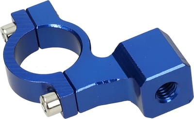 Tun’R spiegelhouder stuurbevestiging M10 CNC blauw