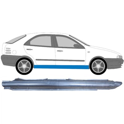 Volledige dorpel voor Fiat Brava Bravo 1995-2003 / Rechts