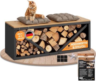 Houtopslag Brandhoutrek - Haardhout Opslag - Houtrek voor Buiten - Tuin