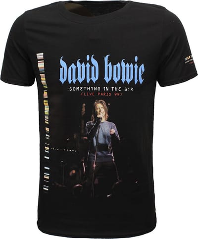 David Bowie Live in Paris T-Shirt - Officiële Merchandise - L