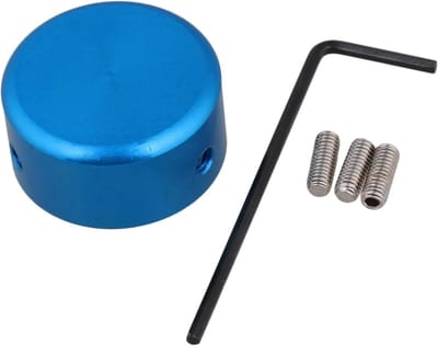 Pedaal Voet Caps - Effect Pedaal Toppers - Muziek Maken - Aluminium Legering - 24 mm - Blauw