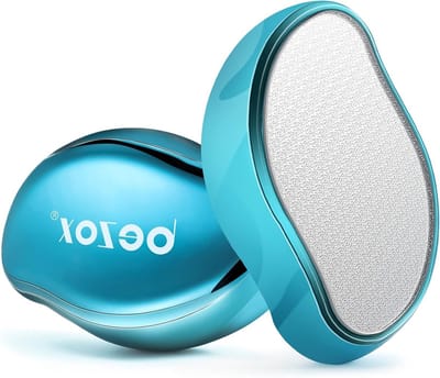 Thijox - 2-in-1 Nano-Glas Eeltverwijderaar - Professionele Pedicure Voetvijl - Premium Eeltvijl voor Glad en Zijdezacht Voeten - Geschikt voor Droge e