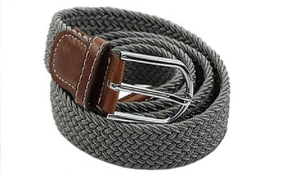 CHPN - Riem - Blauwe riem - Elastische riem - Grijse - Rekbare riem - Belt - Elastic belt - Blue belt - 105CM/120CM - Grijze riem