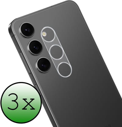 Camera Lens Protector - 3 Stuks Geschikt voor Samsung Galaxy S25 FE - Camera Screenprotector Beschermglas - Gehard Glas - Tempered Glass - Screen Protector