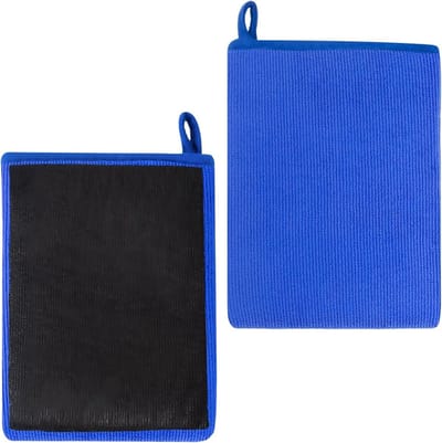 Autodetailing Handschoen - Klei Mitt - Verfvlekken Verwijderen - Krasvrij Werken - 2 Stuks - Blauw