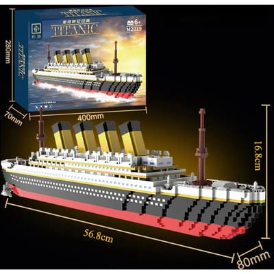 4000+ Stuks Hoge Kwaliteit Titanic Bouwpakket Hoge Kwaliteit Cruise Hoge Kwaliteit Schip Hoge Kwaliteit Bouwen Hoge Kwaliteit Blokken Hoge Kwaliteit Moc