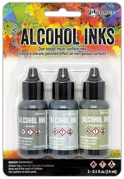 Tim Holtz Alcohol ink kit Crossroads 3 x 14 ml