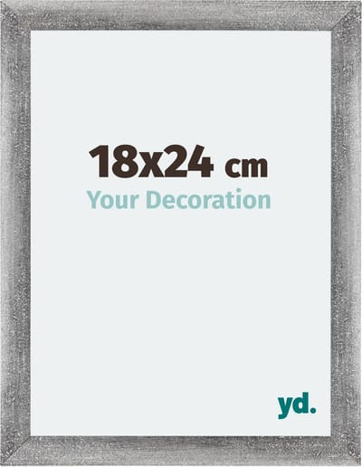 Your Decoration - Fotolijst 18x24 cm - MDF - Grijs Geveegd - Mura