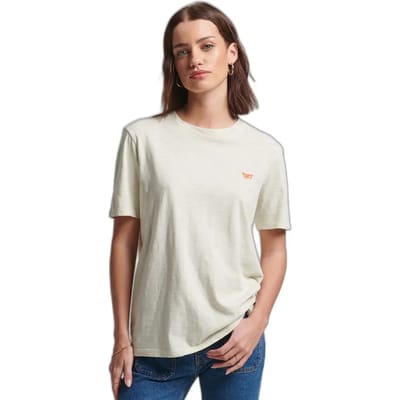 Superdry Vintage Surf Tee Dames T-shirt - Crème - Maat S