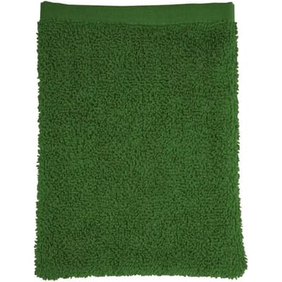 The One Towelling Washand - 16 x 21 cm - Washandje - 100% Katoen - Groen