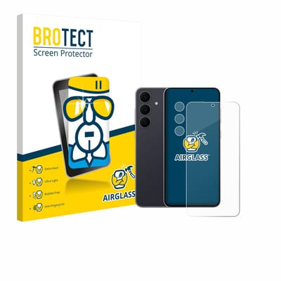 Screenprotector voor Samsung Galaxy S25 FE Enterprise Edition (Voor+Camera) Beschermglas transparant