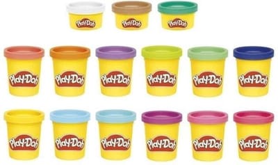 Play-Doh Doos met 15 klassieke kleurenpotten van boetseerklei, voor kinderen