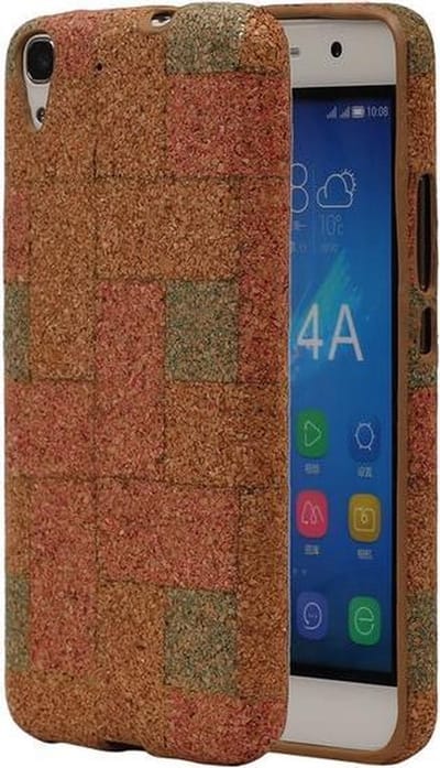 Kurk Design TPU Cover Case voor Huawei Honor Y6 Hoesje Model E