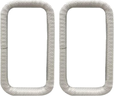 Bladgoot Beschermhoezen - Regenpijp Rubber - Voorkom Verstopping - Flexibel Afvoerschild - 2 Stuks L - Wit
