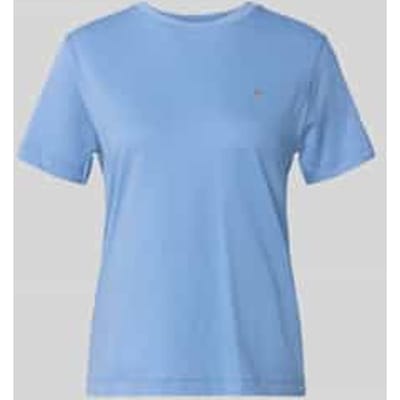 T-shirt met Labelstitching en Ronde hals