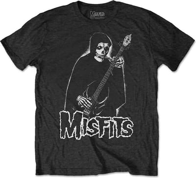 Misfits - Bass Fiend Heren T-shirt - S - Zwart
