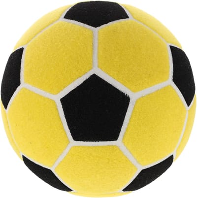 Kinder Foam Voetbal - Zachte Bal - Binnen Spelen - Plakt op Oppervlakken - 18x18x18cm - Diverse kleuren