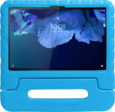 Hoesje - Geschikt voor Lenovo Tab P11 Plus - Kinderhoes Shockproof Bumper - Kidsproof Case - Tablet Hoes - Kinder Hoes Cover - Blauw