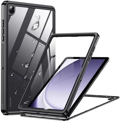 Full Protect Cover IP68 Hoes Geschikt voor Samsung Galaxy Tab A11 Plus | Waterdicht | Shockproof | Beschermhoes 360 Graden | Extra beschermend | Kindvriendelijk | Stofdicht | Zwart