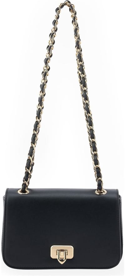 SEIDENFELT MANUFAKTUR schoudertas Lilla Edet Crossbody Bag Black zwart
