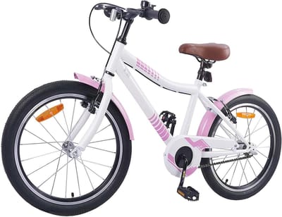 Kinderfiets - Meisjesfiets - Dagelijks Gebruik - Verstelbaar Stuur Zadel - 20 Inch - Lichtroze