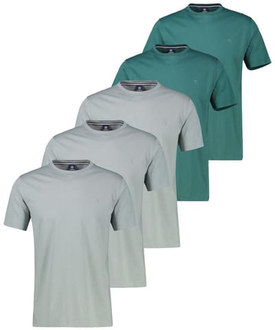 LERROS Heren t-shirt 5 pack Basic