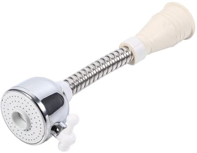 JHUBERS- Waterkraan met 360° draaibare spuit - Keukenkraan - Waterbesparende kraan - Aerator - ABS materiaal - Verstelbare nozzle - Kraanaansluiting