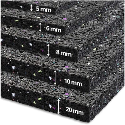 Wasmachine Mat - Antivibratie Demper - Geluidsreductie - Dikke Rubber Constructie - 125x100cm - Zwart
