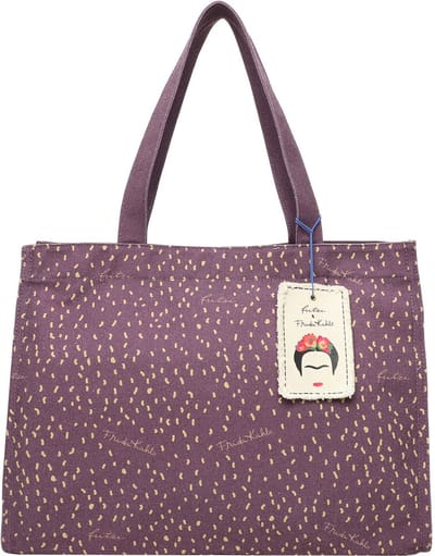 Fritzi aus Preußen Schoudertas Easy 01 Canvas Shopper Lady Donkerpaars