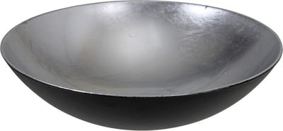 Othmar decorations Planten schaal - zilver - kunststof - D28 cm - bloembak - plantenbak